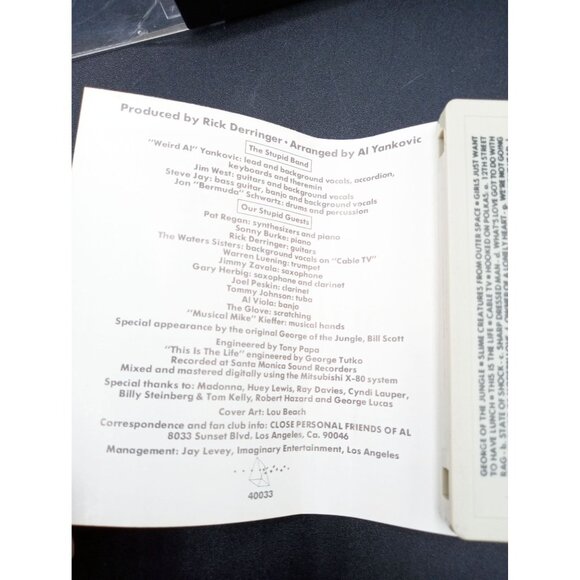 Weird Al Yankovic Dare To Be Stupid Cassette Tape Vintage 1985 CBS Records - Picture 13 of 16